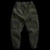 Pantalones de trabajo para hombre protección laboral pantalones de trabajo holgados casuales modernos hasta el tobillo overoles de algodón para hombre
