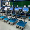 Balanza de plataforma para pesar tarjetas de crédito 30KG liquidación de empleados acero inoxidable impermeable tarjeta de crédito balanza electrónica comercial soporta desarrollo secundario