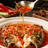 Peixe Picado Cabeça de Peixe Tempero Peixe Gordo Fresco Cabeça de Peixe Aquecido Pronto para Comer Pratos Pré-Preparados Doméstico Semi-Acabado Tempero Atacado