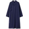 Vestido taoísta comprimento médio verão linho algodão vestido taoísta lapela oblíqua vestido taoísta vestido residencial vestido taoísta vestido de treinamento gola sanqing