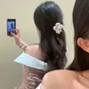 Pinza para el Cabello Flor de Cerezo Rosa Súper Hada Flor de Cerezo para Mujer, Adorno para el Cabello con Pinza Linda con un Toque de Lujo, Pasador Lateral