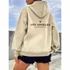 Sudadera con Capucha Estampado de Texto de Ciudad Transfronteriza Comercio Exterior Amazon Temuwish Mayoreo