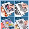 Livro de pintura especial para caneta Mark A4 Livro Mark desenho animado adulto pintado à mão estudante Livro de Pintura Esboço arte esboço