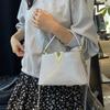 Bolsa de Mão Prata Cintilante, Blingbling, Versátil, Bolsa de Ombro para o Dia a Dia na Moda, Alta Qualidade, Sensação de Luxo, Bolsa Transversal de Ombro Feminina