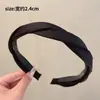 Faixa de cabelo torcida com dentes para meninas, faixa de cabelo antiderrapante para lavar o rosto, presilha de cabelo larga com dentes, acessório de cabelo simples