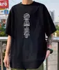 Camiseta Estilo Japonês Estampa de Couve-flor Ramen Estilo Gótico Europeu e Americano Top Unissex Camiseta Europa América África