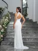 Vestido de Playa Blanco con Espalda Descubierta y Cuello Halter, Estilo Puro Deseo Transparente de Encaje Blanco, Estilo Picante de Chica Europea y Americana, Transparente