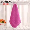 Atacado de Necessidades Diárias 500g 25*25 Veludo Coral Pano de Cozinha Fibra Dupla Face Espessado Absorvente Pano de Prato Pode Ser Personalizado