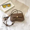 Bolso Cruzado de Moda Tendencia Este Año Estilo Coreano Color Sólido Texturizado Correa de Hombro Anudada 2026 Nuevo Versátil Ins Bolsa Cuadrada Pequeña