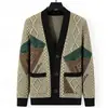 Cárdigan de punto de alta gama para hombre primavera y otoño 2026, top de moda casual estilo europeo, prenda de abrigo para hombre