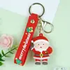 Chaveiro do Papai Noel Transfronteiriço Pingente de Carro Pingente de Chaveiro de Bolsa Presente de Natal de Alto Padrão