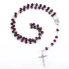 Collar de Cuentas de Vidrio Morado Planas 62036828