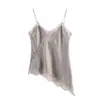 Exportación Transfronteriza Estilo Europeo y Americano Verano 2025 Nuevo Sexy Encaje Decorativo Estilo Ropa Interior Tirantes Top Interior