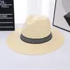 Chapéu de Sol de Verão para Viagem do Papai, Chapéu de Palha Masculino, Chapéu de Praia Jazz, Chapéu para Cavalheiro de Meia-Idade e Idoso, Chapéu do Vovô