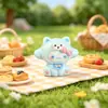 Figurinhas Fofas Sanrio de Resina 3D Decoração de Mesa Carro Pequenos Enfeites Acessórios Chaveiro Pingente de Bolsa