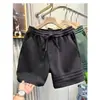 Pantalones cortos para hombre, pantalones de longitud media para el verano 2026, marca de moda, transpirables, holgados, finos, pantalones casuales de cintura media para hombre
