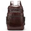 Directo de fábrica Guangzhou bolsa de cuero para hombre mochila Europa y Estados Unidos nueva mochila de cuero para hombre gran capacidad Bolsa de viaje Hombre