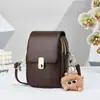 2026 Novo Modelo Versátil Diário Mini Bolsa Transversal para Celular para Mulheres, Bolsa Quadrada Pequena Simples com Tampa Flip, Bolsa de Ombro Atacado