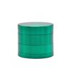 Venta caliente transfronteriza moledor de metal para cigarrillos aleación de zinc mini diámetro 40mm plano cuatro capas moledor de hierbas