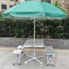 Conjunto de Guarda-Sol de Mesa com Publicidade para Proteção Solar Promoção de Pátio Combinação Portátil de Viagem Dobrável Camping Siaman
