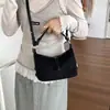 Bolso transfronterizo de gamuza, bolso tote de moda, bolso de mano para mujer de gran capacidad, bolso de hombro de alta gama para debajo del brazo, bolso cruzado