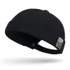 2026 Gorro sin visera de tela en stock para hombre, Gorro de estilo coreano Hip-Hop para todas las estaciones, Gorro retro estilo casero de moda urbana para mujer