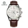 Relógio Masculino da Marca Ochstin com 6 Ponteiros, Movimento Japonês, Pulseira de Aço Inoxidável Sólido, Caixa de Aço à Prova d'Água, Relógio Esportivo Masculino