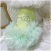 Falda con Tirantes para Perro Fresca Delgada Maltés Yorkshire Princesa Ballet Falda Abullonada Perro Pequeño Falda de Gasa