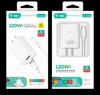 Cargador Rápido Flash de 120W apto para Certificación 3C Aplicable a Cargador Súper Rápido Teléfono Huawei Apple Android