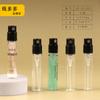 Em Estoque Frascos Pequenos para Decantar Perfume 2,5ml Transparente com Tampa de Encaixe Frascos de Vidro para Amostra de Perfume Frascos Spray de Cartão 1,8ml