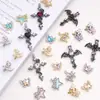 Pingente Ornamento de Metal Liga Estrela de Cinco Pontas Lua Pingente Artesanal DIY Acessórios de Ornamento Acessórios para Pulseira Colar