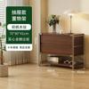 Gabinete de Almacenamiento con Puerta abatible, Vitrina Multifuncional, Gabinete Vintage, Estante de Almacenamiento Estilo Japonés, Revistero Bauhaus de Múltiples Niveles de Pie