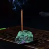 Adornos de Incienso de Piedra Cruda de Cristal Natural, Grava de Cristal para Quemador de Incienso de Buda, Adornos de Cristal de Jade para Incienso, Ventas Calientes Transfronterizas