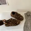 Sapatos Birkenstock de Solado Grosso com Forro de Lã para Uso Externo Feminino 2025 Novos Sapatos de Inverno Mary Jane Quentes com Velcro de Pelúcia Algodão