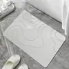 Diseño de Línea Minimalista Transfronterizo Diatomeas Baño Absorbente Secado Rápido Antideslizante Felpudo Entrada de Baño Temu Dropshipping