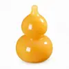 Topacio Amarillo Natural Calabaza Adorno Pollo Graso Piedra de Jade Amarillo Artesanía Decoración Entrada del Hogar Escritorio de Oficina Regalo Venta al por Mayor