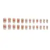 Uñas Cortas Tweed Perla Usables Temperamento Suave Blanqueamiento Uñas Ballet Piezas de Uñas Artísticas Removibles Venta al por Mayor