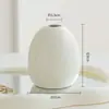 Estilo ins flor de tulipán artificial adorno de escritorio flor de margarita pequeña flor falsa jarrón de cerámica crema decoración de sala de estar dormitorio