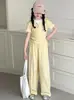 Conjunto de Verão com Manga Curta para Meninas 2026 Novo Estilo para Meninas Mais Velhas, Roupa Casual da Moda, Roupa de Verão Infantil com Calça Ampla Fluida