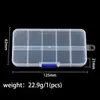 Caja de Almacenamiento Transparente de Plástico Fijo para Ranuras de Tarjetas Caja de Embalaje para Joyería Accesorios de Joyería DIY Caja para Cuentas Caja de Embalaje para Cuentas de Arroz