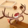 Gafas de Marco Navideño para Niños de Ciervo Disfraz Navideño Gafas con Cuernos de Reno Fabricante Mayorista de Accesorios para la Cabeza Navideños