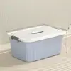 Caja de Almacenamiento Engrosada para Ropa, Juguetes, Snacks de Casa y Coche, Caja de Almacenamiento de Respaldo, Caja de Almacenamiento tipo Canasta de Plástico