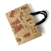 Bolsa de Papel Kraft de Dibujos Animados Creativa Bolso de Regalo para el Día del Maestro Acción de Gracias Souvenir Divertido Empaque Admite Impresión