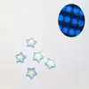 Celebridad de Internet Arte de Uñas Joyería Luminosa Estrellas Luna Estrella de Cinco Puntas Hielo Fluorescente Transparente Diamante para Uñas Decoración de Cielo Estrellado Accesorios DIY