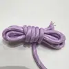 Cordão de Corda Trançada de Poliéster de 5 mm, Corda Trançada Colorida Feita à Mão, Cordão de Fechamento Paracord, Cordão para Chapéu