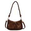 Bolso de Hombro Plisado de Otoño 2021 Nuevo Bolso de Llegada Bolso de Mujer Bolso de Hombro para Mujer de Estilo Coreano a la Moda Bolso Cruzado con Cadena para Mujer