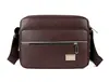 Nova Moda Masculina Bolsa Transversal de Couro PU Grande Capacidade Bolsa de Ombro Masculina Casual Multicamadas Porta-Moedas para Celular Atacado