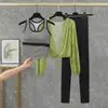 Ropa Deportiva a Prueba de Golpes con Espalda en I para Mujer, Conjunto de Ropa Deportiva de Color Contrastante y Espalda Bonita para Correr y Yoga, Dos Piezas Estilo Nuevo
