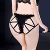 Panty Sexy de Talla Grande Ponayel para Mujer, Encaje Lindo Estampado de Leopardo Bragas de Talla Grande para Mujer