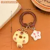 Llavero de Gato Donut de Dibujos Animados Lindo Gato Siamés Estilo KTins Colgante para Mochila Auriculares Dulce